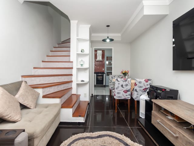 Foto do Casa - Casa em condomínio para venda com 2 quartos, 75m² | Correteria Imóveis