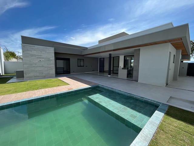 Foto do Casa - Casa térrea nova com 4 dormitórios à venda, 300 m² por R$ 3.100.000 - Condomínio Residencial Colinas do Paratehy - São José dos Campos/SP | RUSSI IMÓVEIS