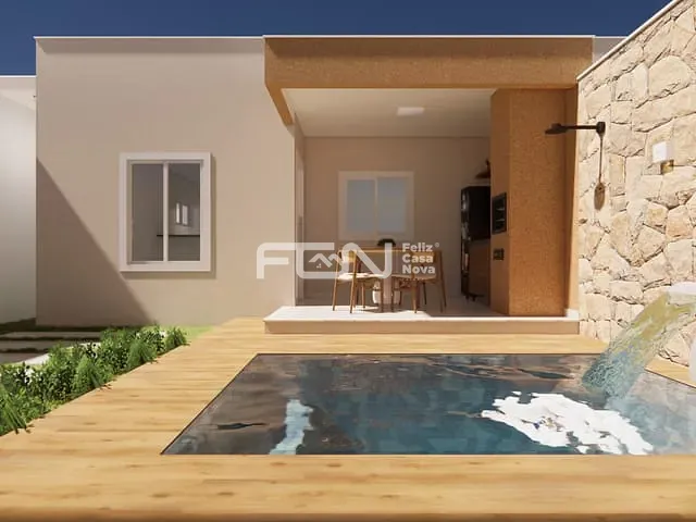 Casa com 116m² 2 quartos e 2 banheiros, à venda, no bairro Jauá (Abrantes) em Camaçari