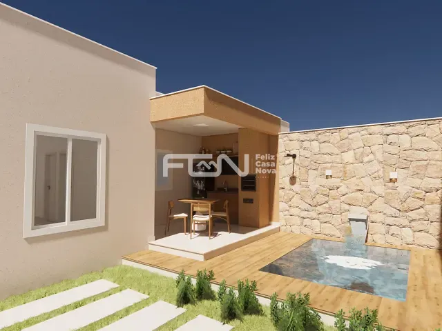 Casa com 116m² 2 quartos e 2 banheiros, à venda, no bairro Jauá (Abrantes) em Camaçari
