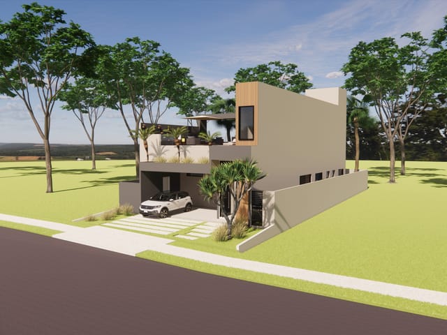 Casa com 330m² 3 quartos e 2 banheiros, à venda, no bairro Parque Brasil 500 em Paulínia