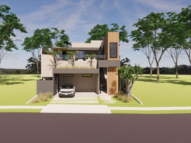 Casa com 330m² 3 quartos e 2 banheiros, à venda, no bairro Parque Brasil 500 em Paulínia