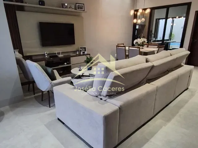 Casa com 408m² 3 quartos e 5 banheiros, à venda, no bairro Condomínio Residencial Florais da Mata em Várzea Grande