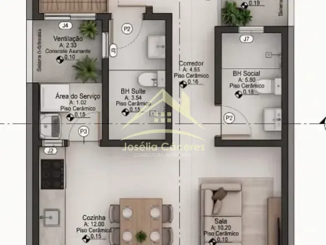 Casa com 160m² 2 quartos e 2 banheiros, à venda, no bairro bom clima em Chapada dos Guimarães