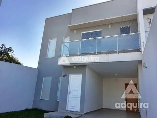 Sobrado com 248m² 3 quartos e 2 banheiros, à venda, no bairro Jardim Carvalho em Ponta Grossa