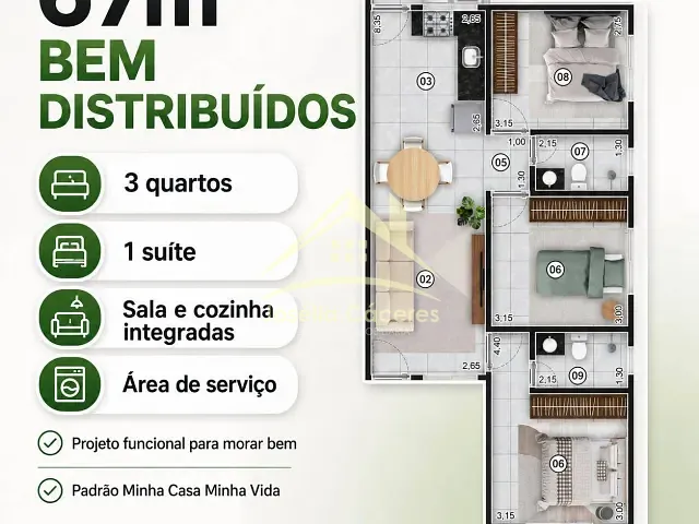 Casa com 300m² 3 quartos e 2 banheiros, à venda, no bairro Parque Residencial Tropical Ville em Cuiabá