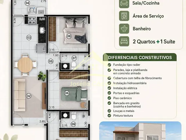 Casa com 300m² 3 quartos e 2 banheiros, à venda, no bairro Parque Residencial Tropical Ville em Cuiabá