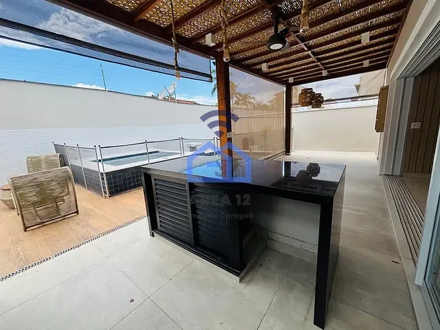 Casa 4 quartos e 5 banheiros, à venda, no bairro Costa Nova em Caraguatatuba