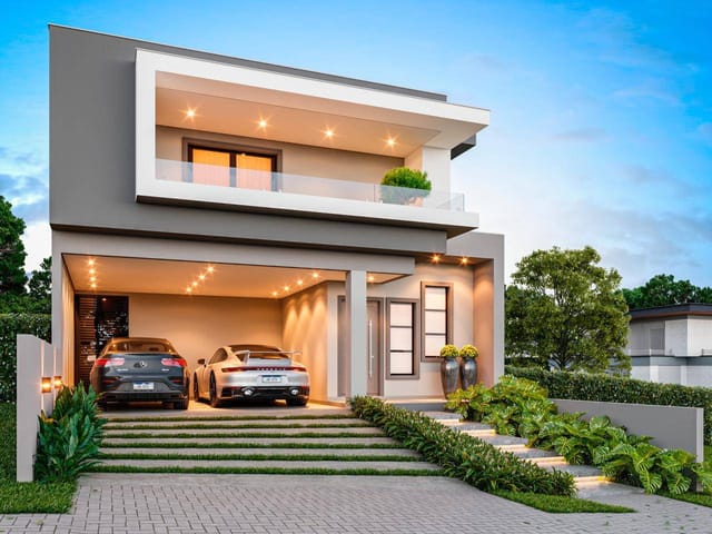 Casa com 300m² 4 quartos e 5 banheiros, à venda, no bairro Colônia Dona Luíza em Ponta Grossa