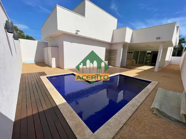 Casa com 448m² 3 quartos e 5 banheiros, para alugar, no bairro Condomínio Residencial Delta Norte em Araçatuba