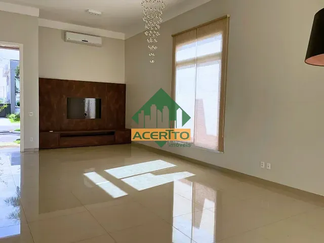 Casa com 448m² 3 quartos e 5 banheiros, para alugar, no bairro Condomínio Residencial Delta Norte em Araçatuba