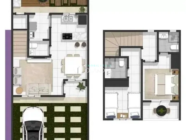 Casa com 90m² 2 quartos e 2 banheiros, à venda, no bairro Residencial dos Ipês em Artur Nogueira