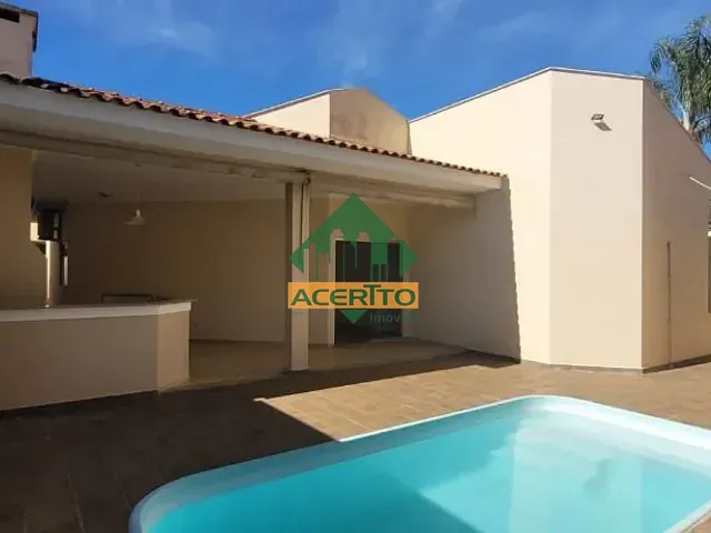 Casa com 390m² 3 quartos e 4 banheiros, para alugar, no bairro Aeroporto em Araçatuba