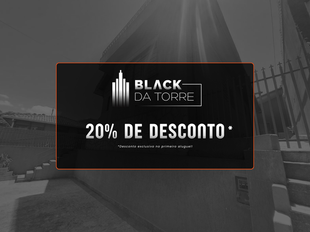 20% de desconto na BLACK DA TORRE! Locação - Casa com 4 quartos (sendo 1 suíte), 1 vaga de garagem, Churrasqueira, Próximo a Rodoviária, Centro.