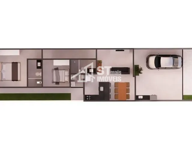 Casa com 150m² 2 quartos e 1 banheiro, à venda, no bairro Centro em Andradas