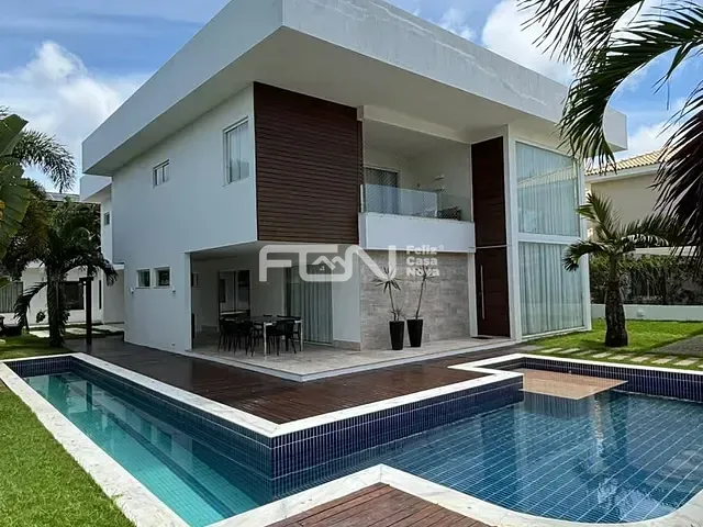Casa 4 quartos e 5 banheiros, para alugar, no bairro Busca Vida (Abrantes) em Camaçari