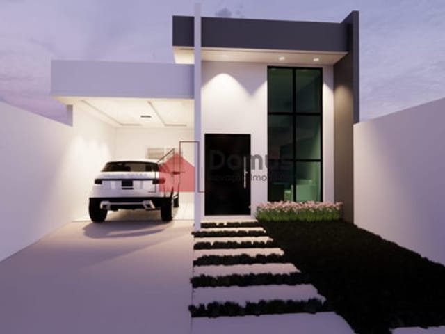 Casa com 175m², à venda, no bairro Loteamento Residencial e Comercial Flamboyant em Pindamonhangaba