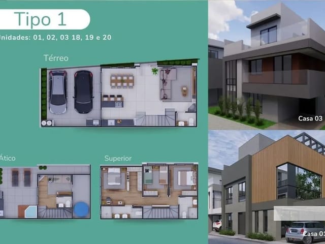 Casa 3 quartos e 5 banheiros, à venda, no bairro Santa Felicidade em Curitiba