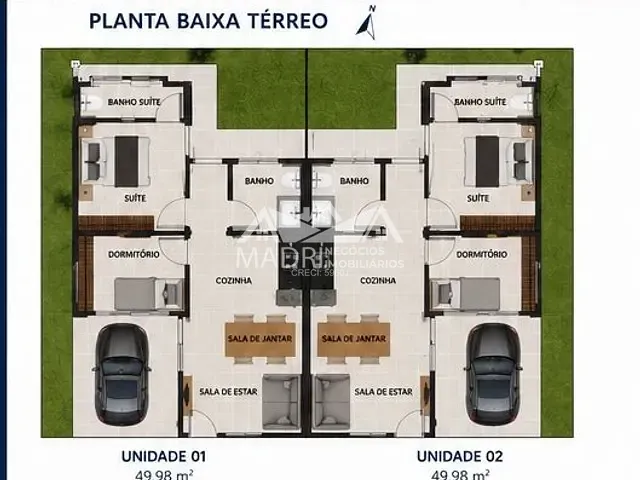 Casa 2 quartos e 1 banheiro, à venda, no bairro Vila Toscana em Palhoça