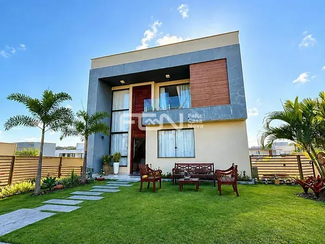 Casa com 466m² 4 quartos e 6 banheiros, à venda, no bairro Alphaville (Abrantes) em Camaçari