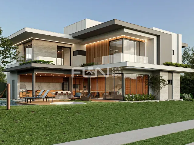 Casa com 555m² 3 quartos e 3 banheiros, à venda, no bairro Alphaville (Abrantes) em Camaçari
