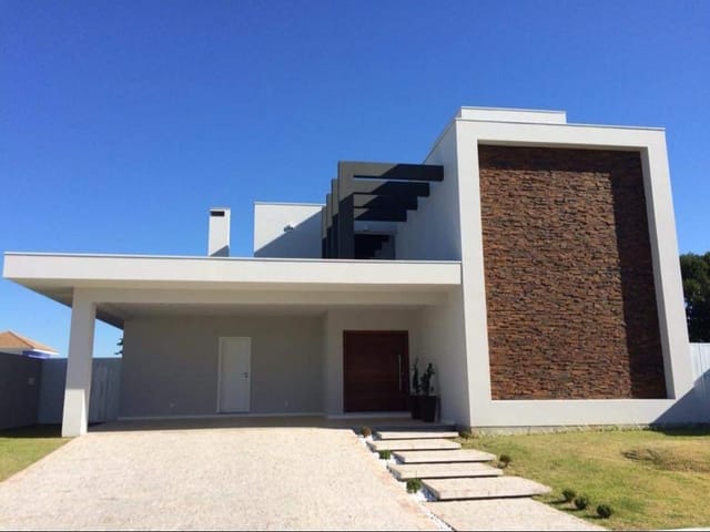 Foto do Casa - Casa no condomínio Condominio Garapuvu para venda em Campeche com 4 quartos, sendo 4 suítes, 306m² | Correteria Imóveis
