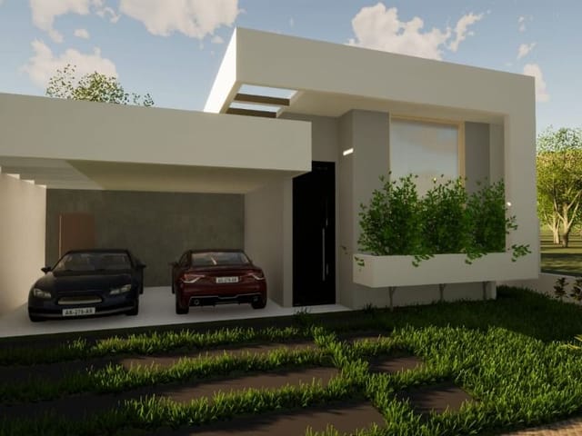 Foto do Casa - Casa com 3 dormitórios à venda, 158 m² por R$ 950.000 - Condomínio Terras do Vale - Caçapava/SP - Previsão entrega NOV de 2022. | RUSSI IMÓVEIS