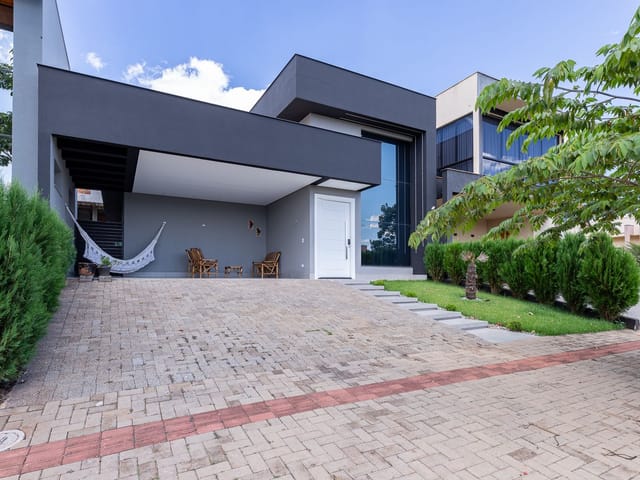Foto do Casa - Casa com 3 dormitórios à venda, 152 m² por R$ 1.350.000,00 - Condomínio Parque Tauá - Araçari - Londrina/PR | Imobiliária GEUM
