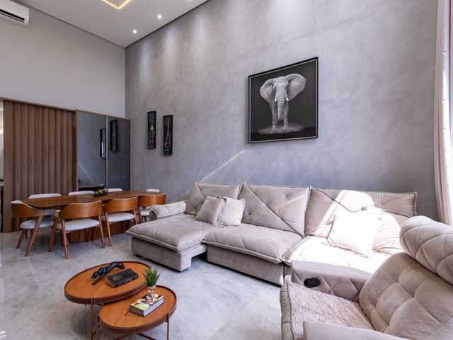 Foto do Casa - Casa com 3 dormitórios à venda, 152 m² por R$ 1.350.000,00 - Condomínio Parque Tauá - Araçari - Londrina/PR | Imobiliária GEUM