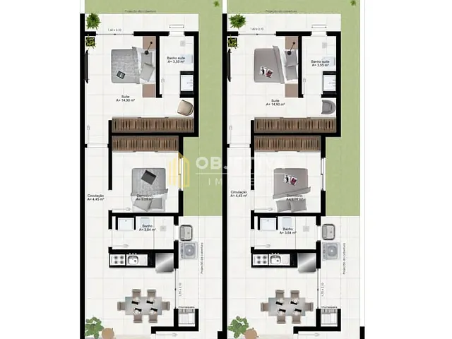 Casa com 85m² 2 quartos e 2 banheiros, à venda, no bairro Firenze em Campo Bom