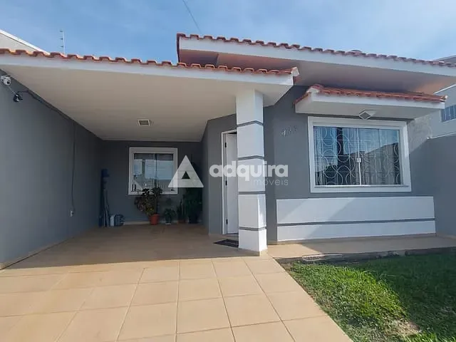 Casa com 248m² 3 quartos e 2 banheiros, à venda, no bairro Jardim Carvalho em Ponta Grossa