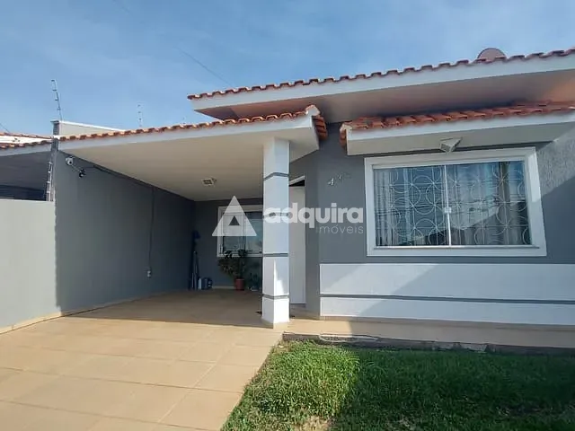 Casa com 248m² 3 quartos e 2 banheiros, à venda, no bairro Jardim Carvalho em Ponta Grossa