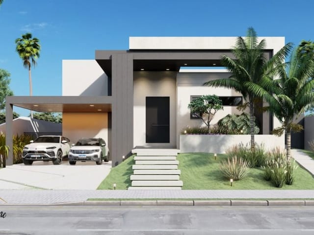 Foto do Casa - Casa com 3 dormitórios à venda, 257 m² por R$ 1.400.000 - Condomínio Eco Park Bourbon - Caçapava/SP | RUSSI IMÓVEIS