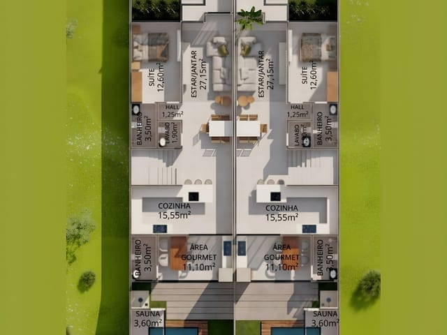 Casa 3 quartos e 4 banheiros, à venda, no bairro Novo Horizonte em Macaé