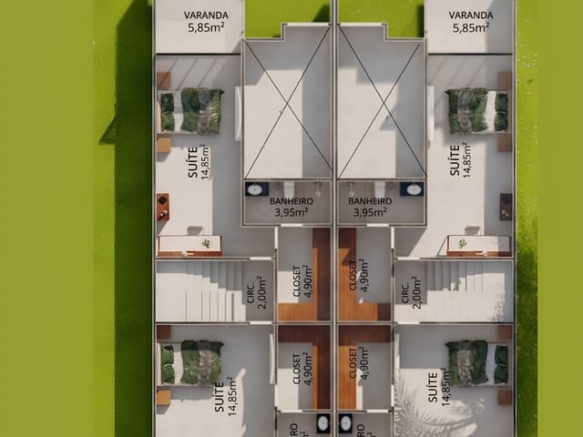 Casa 3 quartos e 4 banheiros, à venda, no bairro Novo Horizonte em Macaé