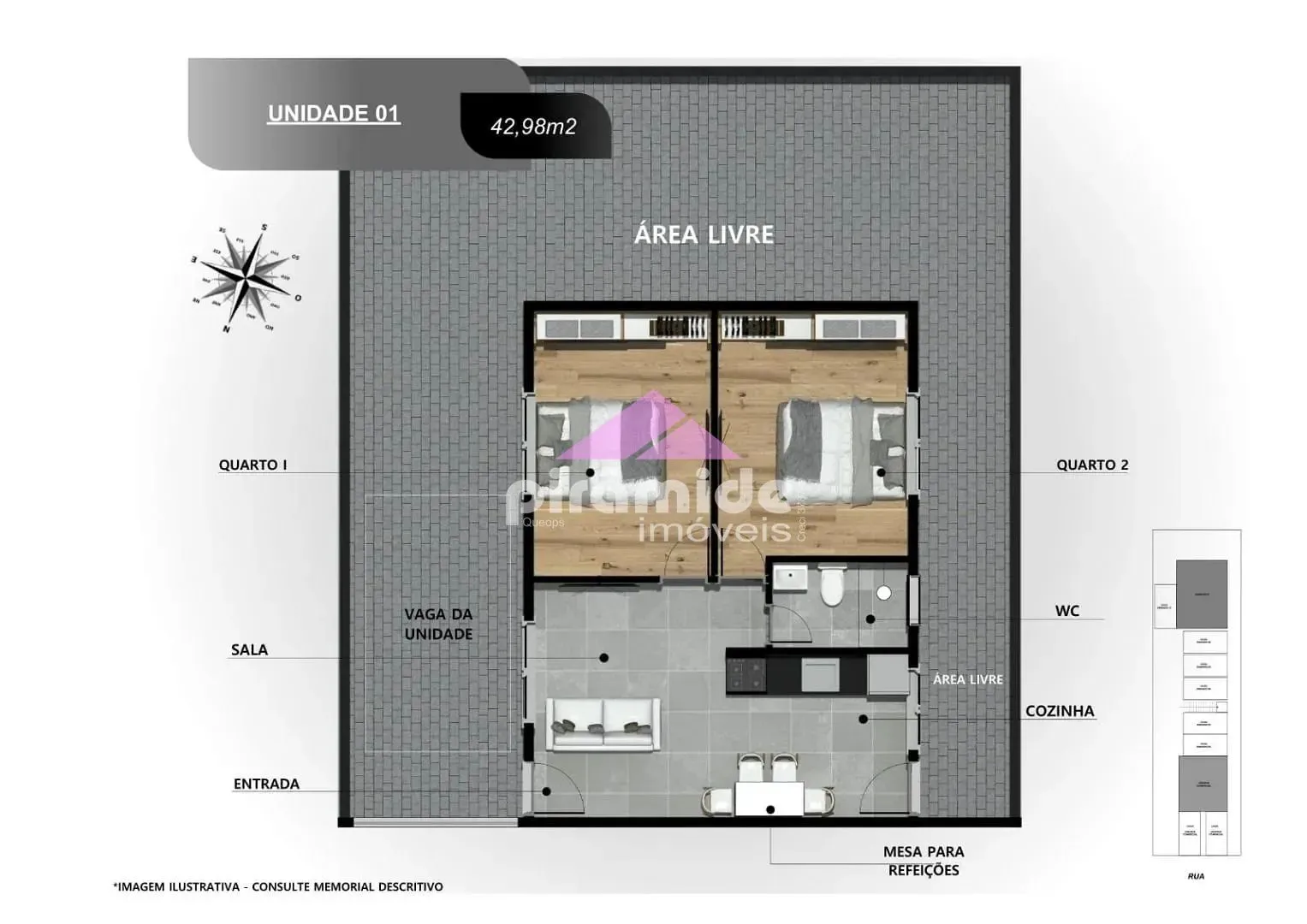 Casa, 1 quarto, 42 m² - Foto 23
