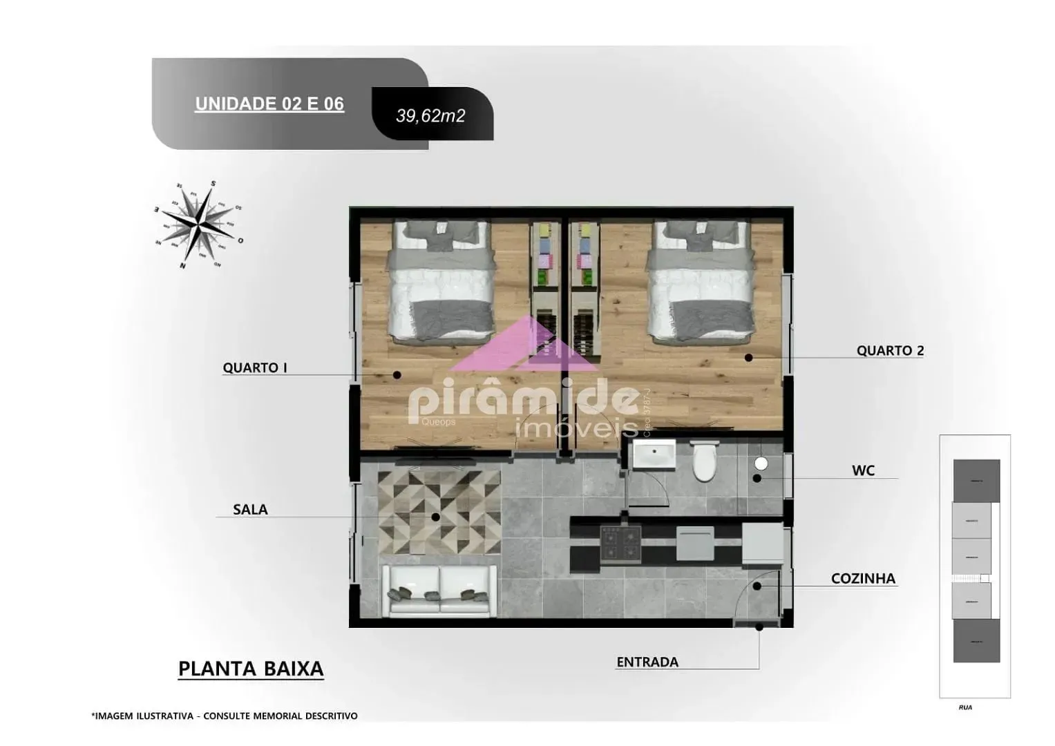 Casa, 1 quarto, 42 m² - Foto 24