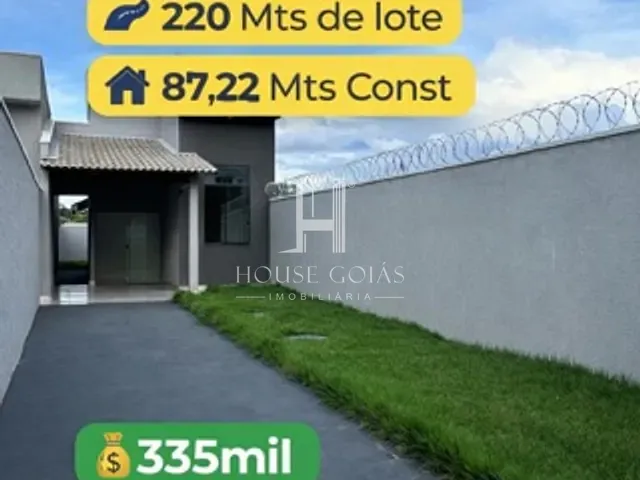Casa com 220m² 3 quartos e 2 banheiros, à venda, no bairro Residencial Tuzimoto em Goiânia