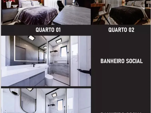 Casa 3 quartos e 4 banheiros, à venda, no bairro Uberaba em Curitiba
