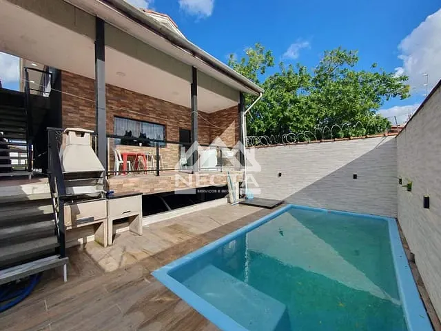 Casa com 400m² 7 quartos e 7 banheiros, à venda, no bairro Indaiá em Caraguatatuba