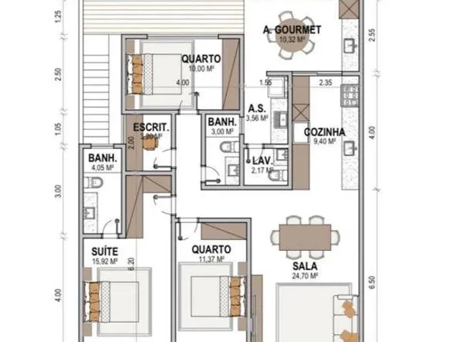 Casa 3 quartos e 3 banheiros, à venda, no bairro Vale das Palmeiras em Macaé