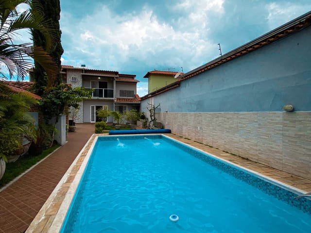 Foto do Casa - Casa de 2 Pavimentos, 4 quartos, 1 Suite com hidro , 4 Banheiros ,4 Salas, 5 Vagas, Piscina ,Churrasqueira com Fogão a lenha, no Planalto, Belo Horizonte, MG | Deltalar Imóveis