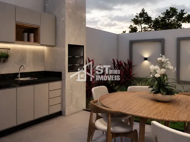 Casa 3 quartos e 1 banheiro, à venda, no bairro Veredas da Serra em Andradas