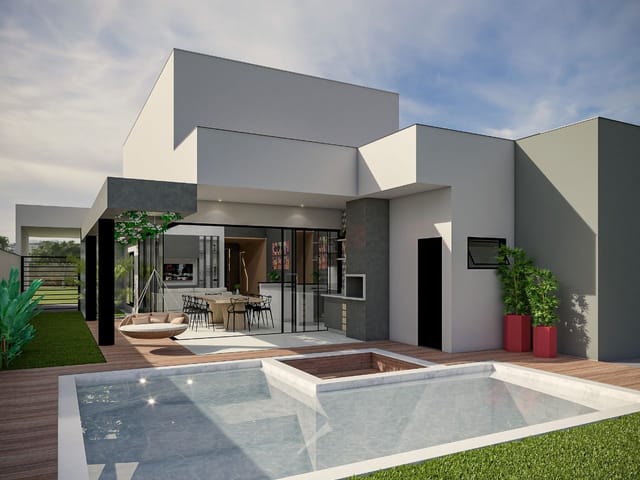 Casa com 451m² 3 quartos e 4 banheiros, à venda, no bairro Colinas do Paratehy - Condomínio Residencial Mônaco em Campos do Jordão