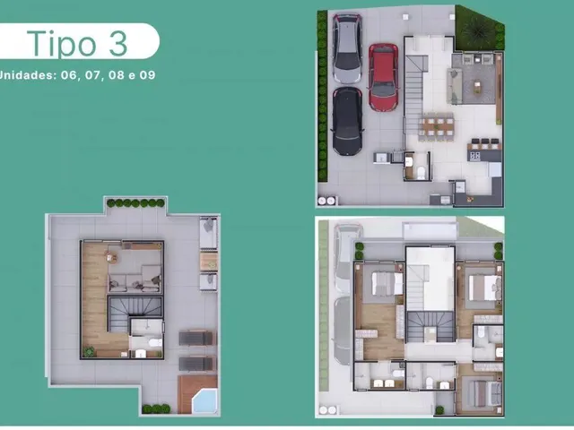 Casa com 232m² 3 quartos e 4 banheiros, à venda, no bairro Santa Felicidade em Curitiba