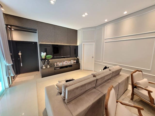 Foto do Casa - Casa à venda, Gleba Palhano - Condomínio Royal Maison - 3 Quartos sendo 1 suíte - 2 Demi-suítes - Lavabo - Armários - Ar-condicionado - Garagem | Guepardo Imob