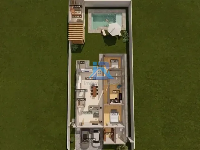 Casa com 514m² 3 quartos e 2 banheiros, à venda, no bairro Chácara Santa Cruz dos Pires em Itatiba