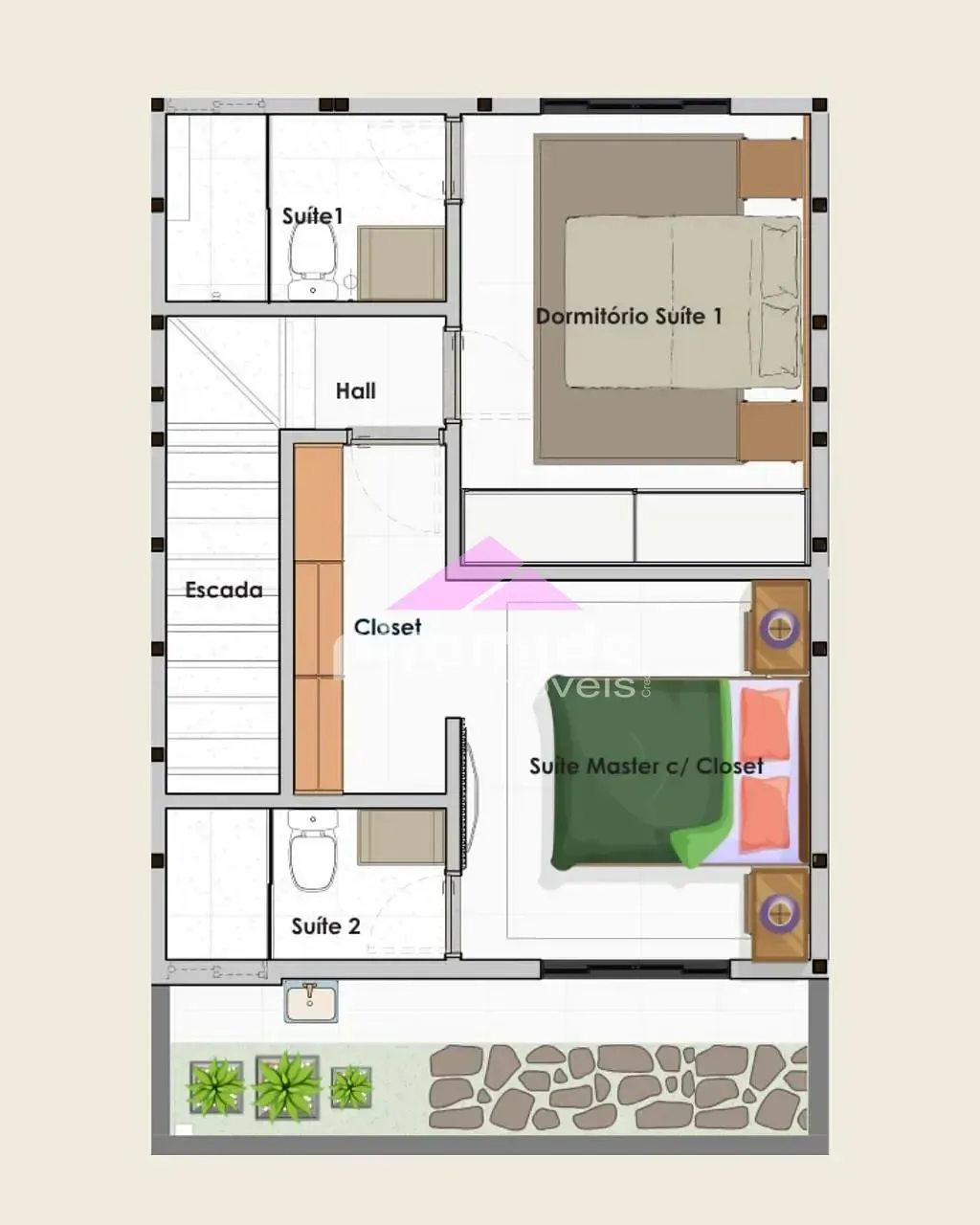 Casa, 1 quarto, 67 m² - Foto 9