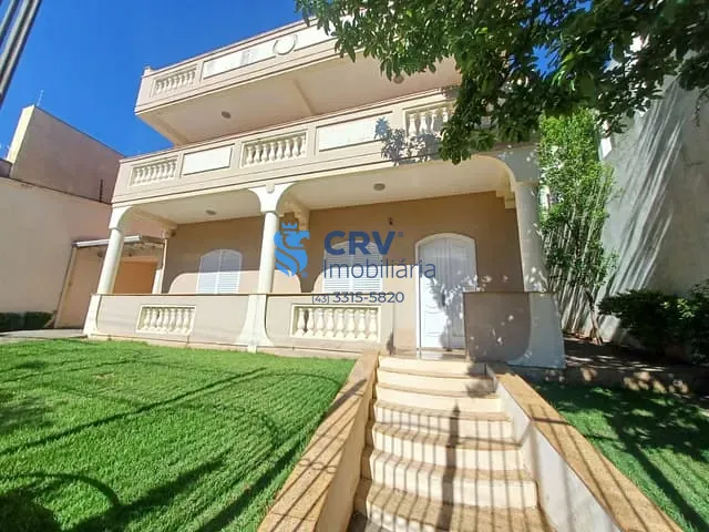 Casa com 550m² 5 quartos e 7 banheiros, à venda ou para alugar, no bairro Canaã em Londrina