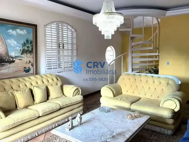 Casa com 550m² 5 quartos e 7 banheiros, à venda ou para alugar, no bairro Canaã em Londrina